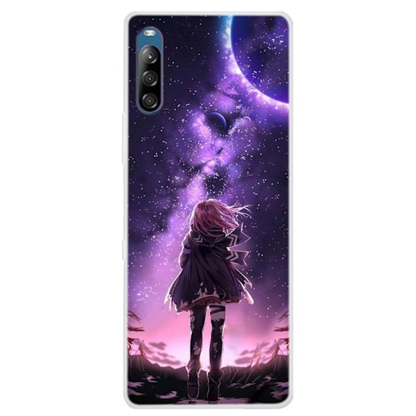 Deco Sony Xperia L4 kuoret - Tyttö ja kuutamo Multicolor