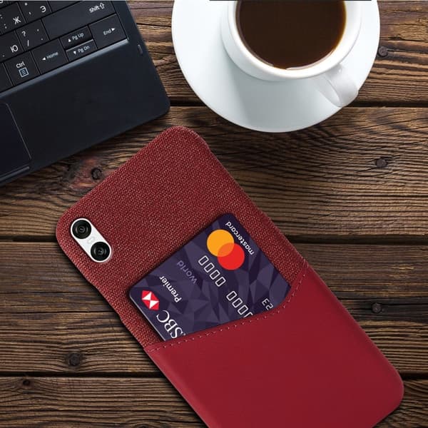 Bofink Sony Xperia 10 VI korttikotelo - Punainen Red