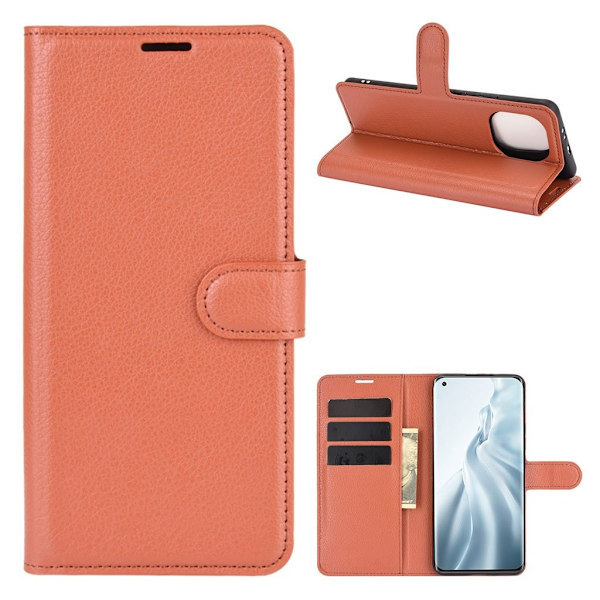 Classic Xiaomi Mi 11 Flippetui - Brun Brown