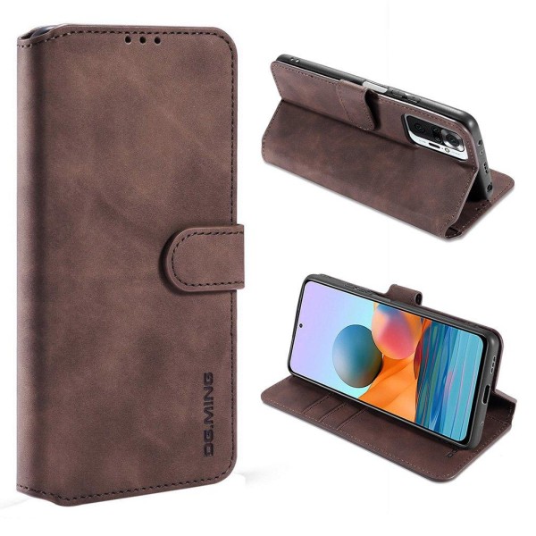 DG.Ming Xiaomi Redmi Note 10 Pro Retro Etui - Brun Brown