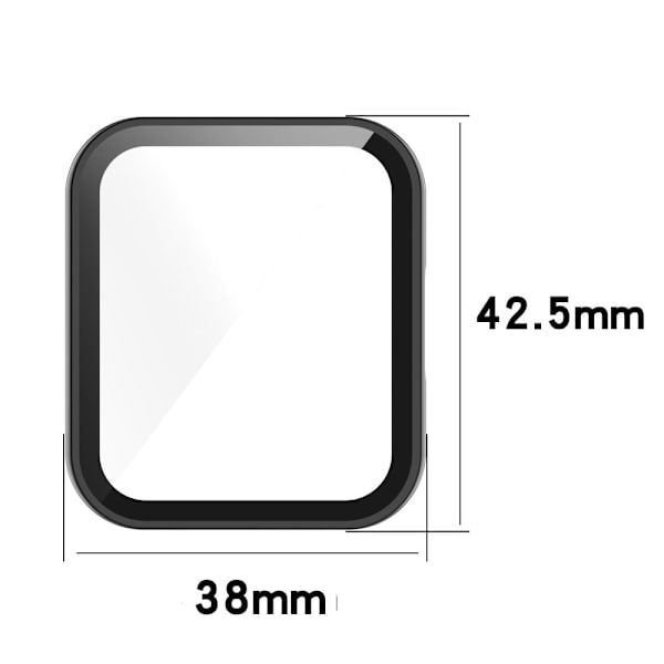 Xiaomi Redmi Watch 2 Lite protective cover with tempered glass screen protector - Transparent Transparent