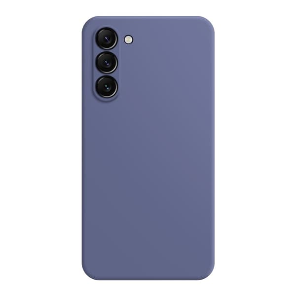 Mikrofiberforet blødt gummi Samsung Galaxy S24 Plus cover - Blå Blue