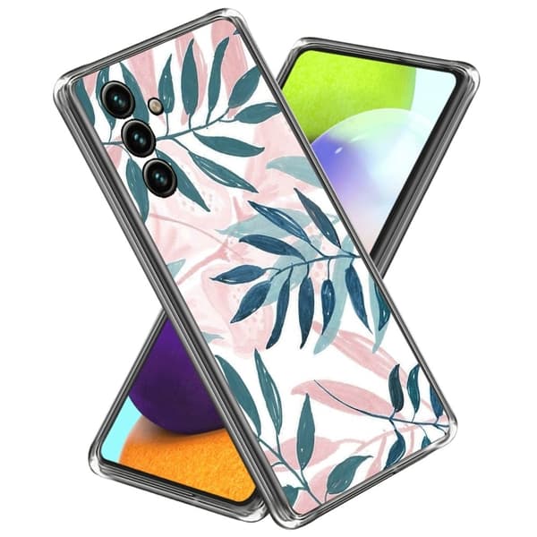 Deco Samsung Galaxy A55 kotelot - Lehdet White