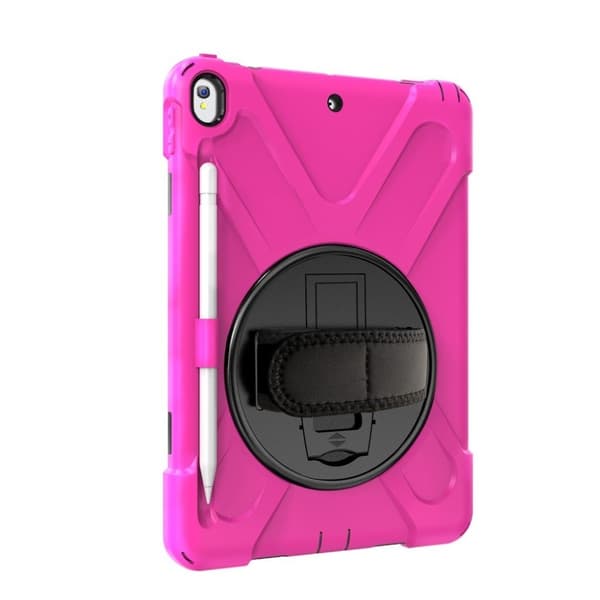 iPad Air (2019) X-formet dreje etui - Rosa Pink