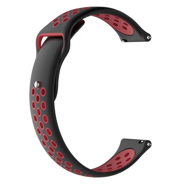 Huawei Watch GT 22m silikoni  Kellon Ranneke  - Musta / Punainen Black