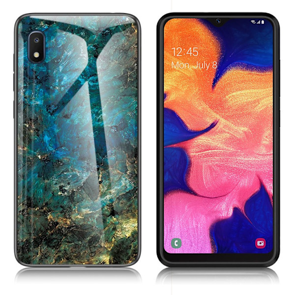 Fantasy Marble Samsung Galaxy A10e cover - Smaragd Green