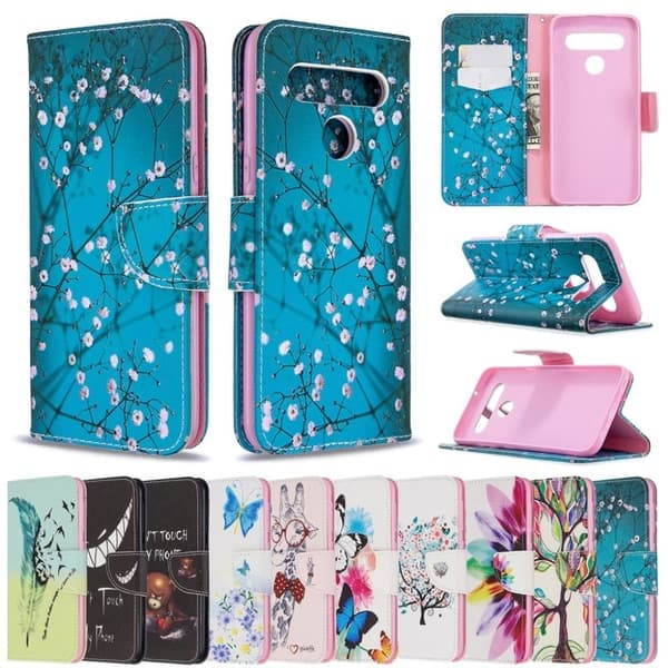 Wonderland LG K61 flip-etui - Tre Med Blomster Multicolor
