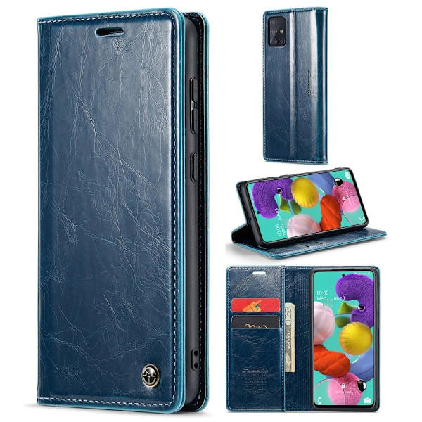 CaseMe lent Samsung Galaxy A51 fodral - Blå Blå