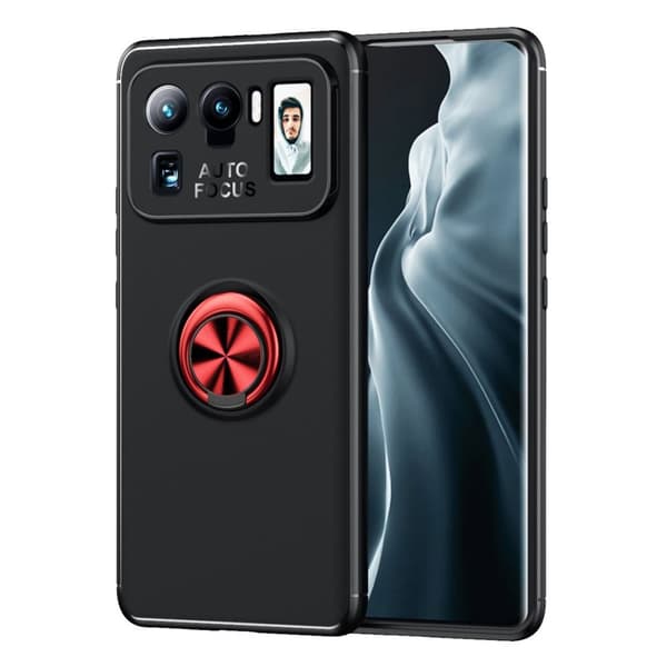 Ringo Xiaomi Mi 11 Ultra suojakotelo - Musta / Punainen Black