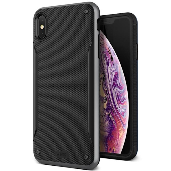 VRS Design iPhone XS Max High Pro Shield - Stål Silver Silvergrå