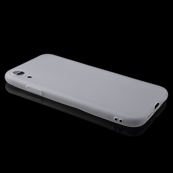 Mat etui mod fingeraftryk til iPhone Xr - Hvid White