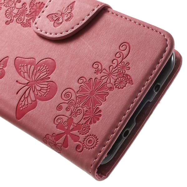 Moberg Samsung Galaxy J3 (2016) etui - Rosa Pink