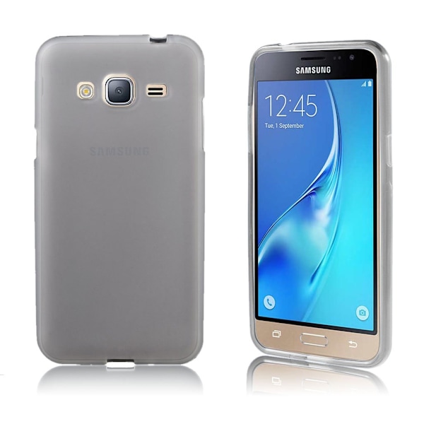 Samsung Galaxy J3 / J3 (2016) holdbart silikone cover - Hvid White