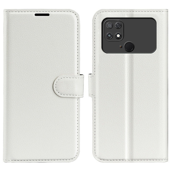 Klassisk Xiaomi Poco C40 Flip Etui - Hvid White