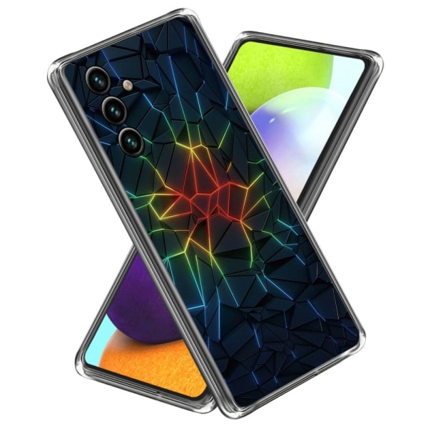 Deco Samsung Galaxy A54 Etui - Geometri Multicolor