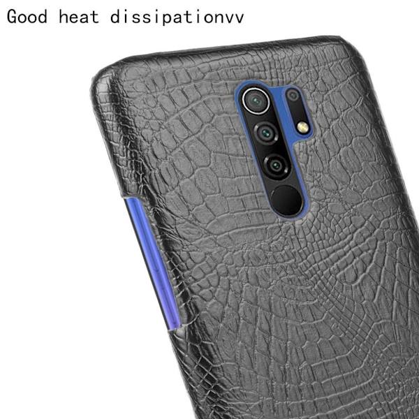 Croco case Xiaomi Redmi 9 - Sort Black