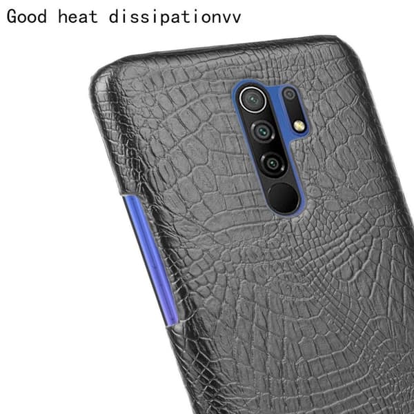 Croco Xiaomi Redmi 9 skal - Svart Svart