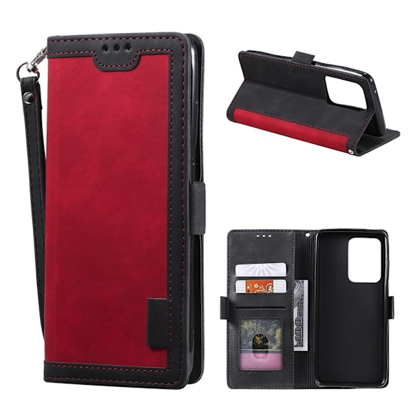 Surburbian Samsung Galaxy S21 Ultra flip etui - rød Red