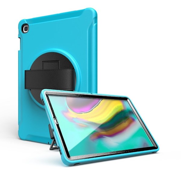 Samsung Galaxy Tab S5e 360 vridbart hållbart fodral - Baby Blå Blå