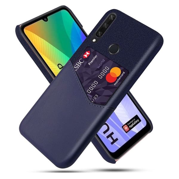 Bofink Huawei Y6p Card Cover - Blå Blue