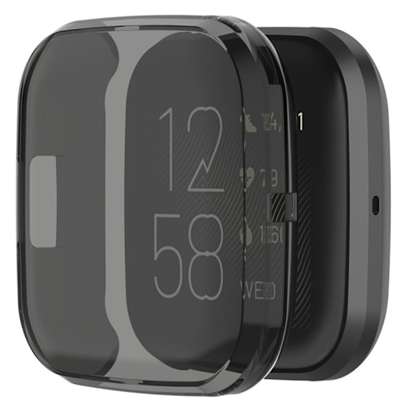 Fitbit Versa 2 hållbart allroundfodral - Svart Svart
