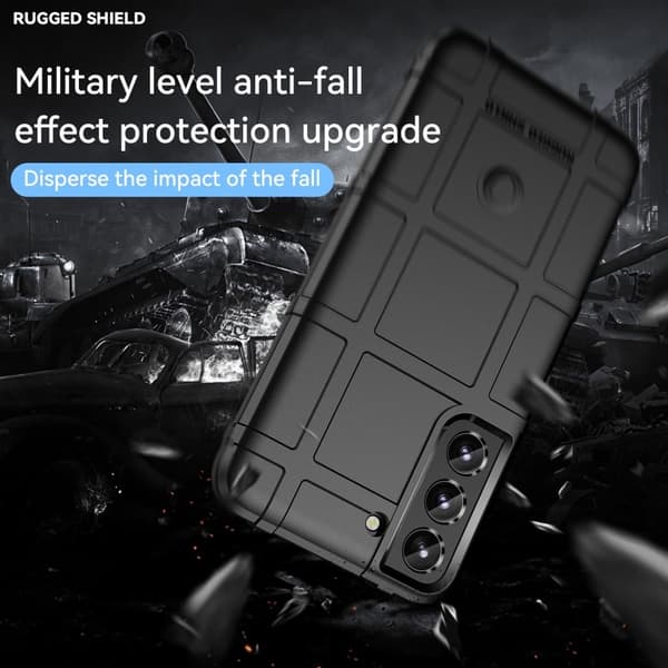 Rugged Shield Etui Samsung Galaxy S22 - Svart Black