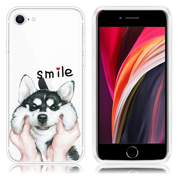 Deco iPhone SE 2020 deksel - Hund Multicolor