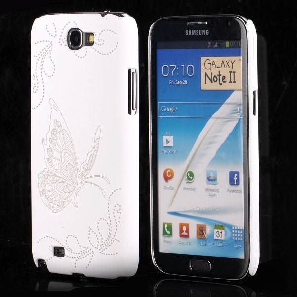 Joy (Vit) Samsung Galaxy Note 2 Skal Vit