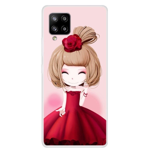 Deco Samsung Galaxy A42 5G skal - Flicka Rosa