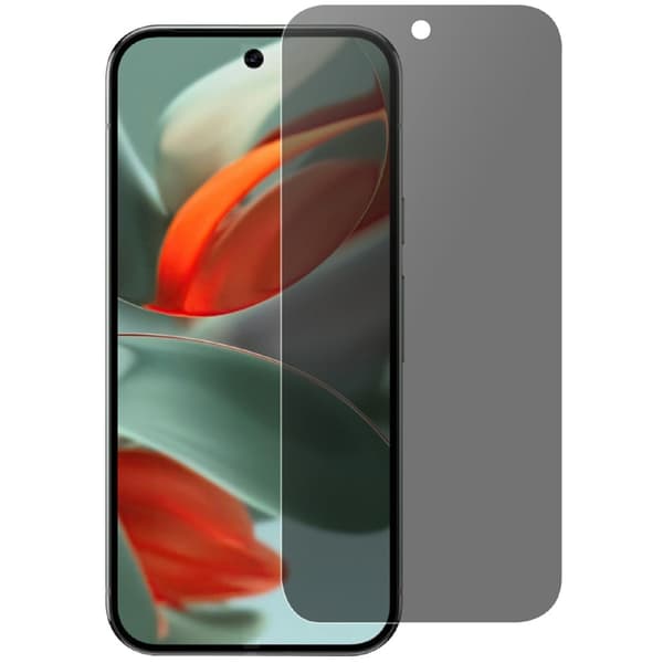 Google Pixel 9 Pro / Pixel 9 Tempered Glass Screen Protector 2.5D Arc Edge Anti-Spy Film Transparent