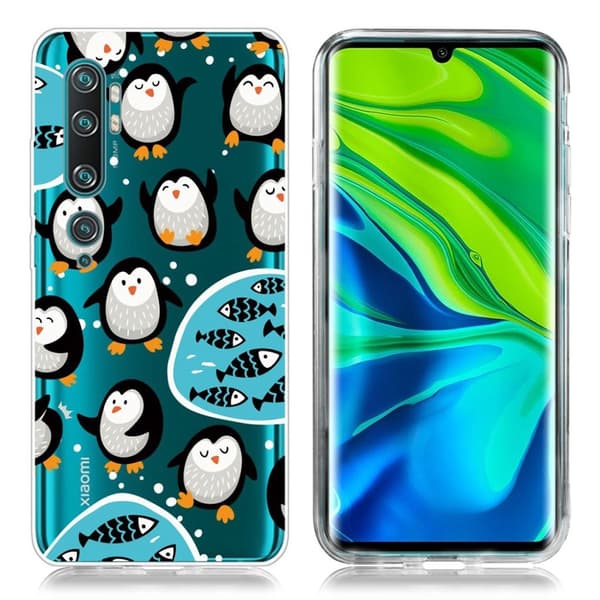 Deco Xiaomi Mi CC9 Pro / Xiaomi Mi Note 10 kotelot - Pingviini Black