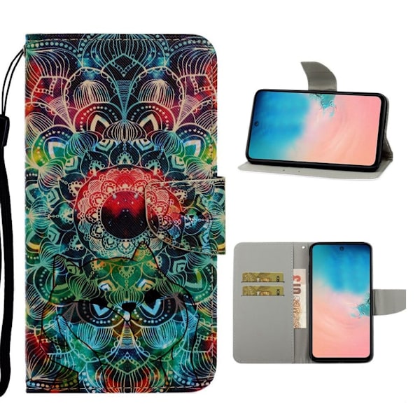 Wonderland Samsung Galaxy A71 etui - Mandala Blomst Multicolor