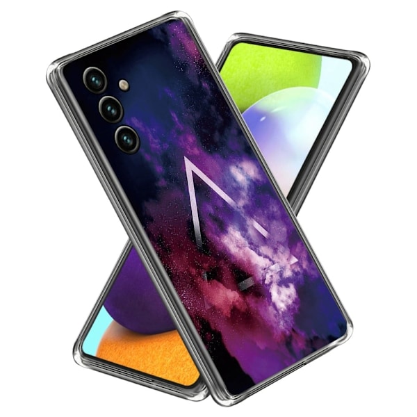Deco Samsung Galaxy A54 Suojakotelo - Triangle And Fog Purple