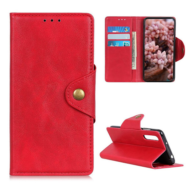 Alpha Sony Xperia Ace 2 Flip etui - Rød Red