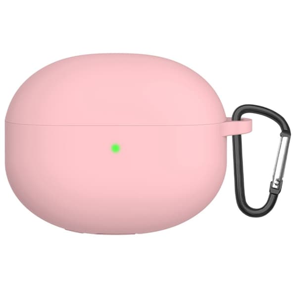 Xiaomi Buds 3 Pro silikoneetui med spænde - Lyserød Pink