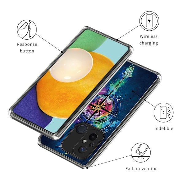 Deco Xiaomi Redmi 12C deksel - Pil Blue