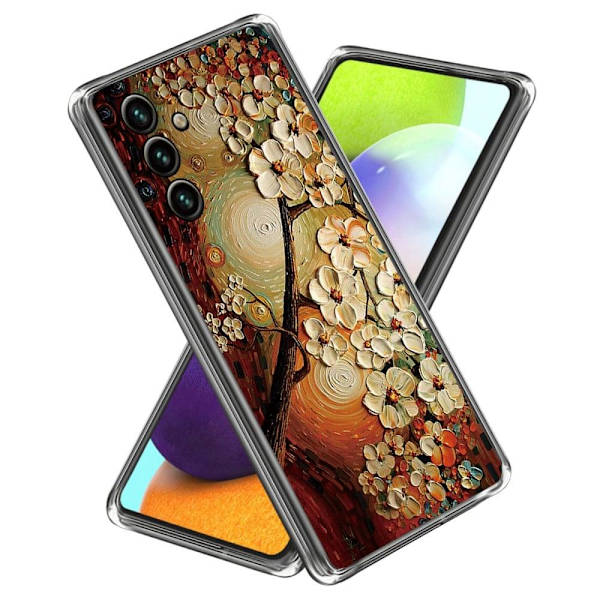 Deco Samsung Galaxy A54 skal - Blomma Gul