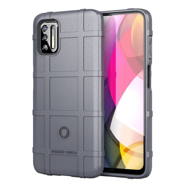Rugged Shield Motorola Moto G Stylus (2021) skal - Silver/Grå Silvergrå