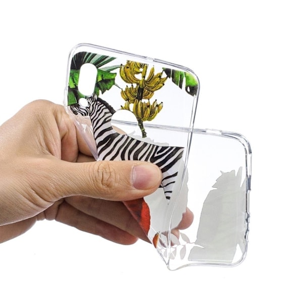 Huawei P Smart 2019 Mönster fodral - Zebra multifärg
