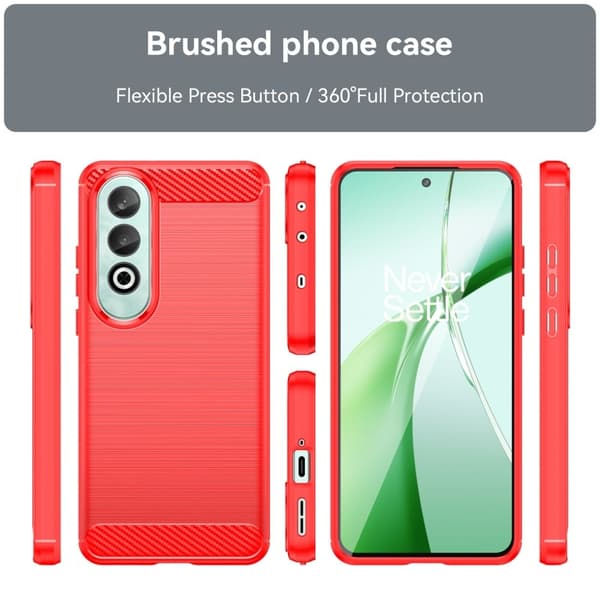 Carbon Flex OnePlus Nord CE4 kotelot - Punainen Red