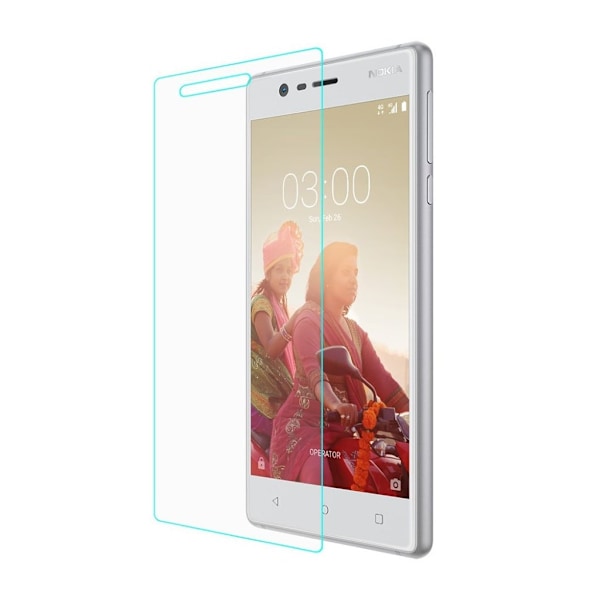 Nokia 3 Arc Edge beskyttelsesskærm White