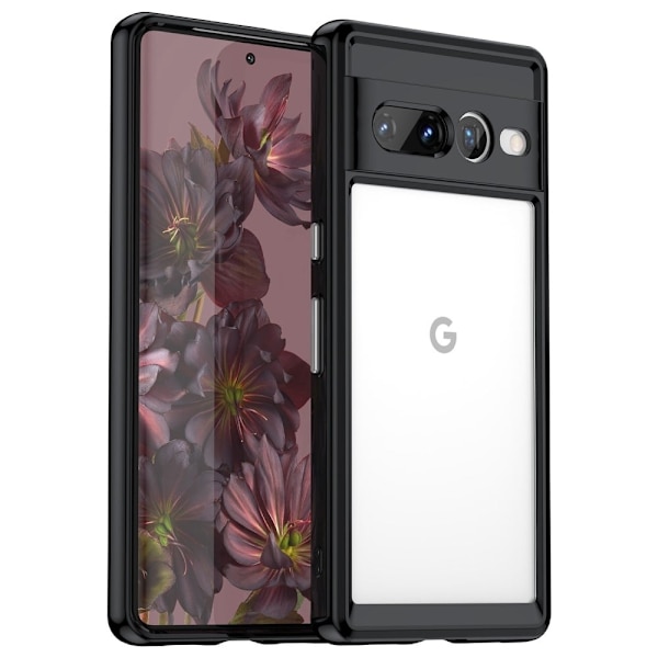 Google Pixel 7 Pro älykäs akryylikansi - Musta Black