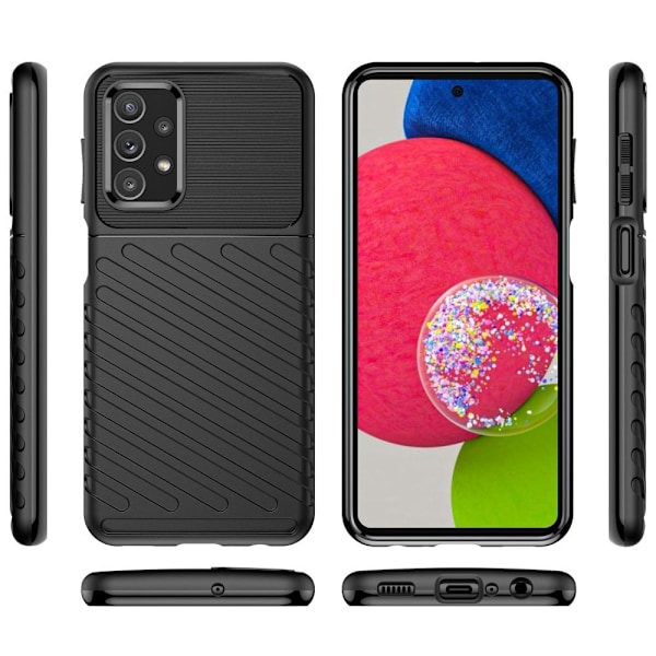 Thunder Samsung Galaxy M23 deksel - Svart Black