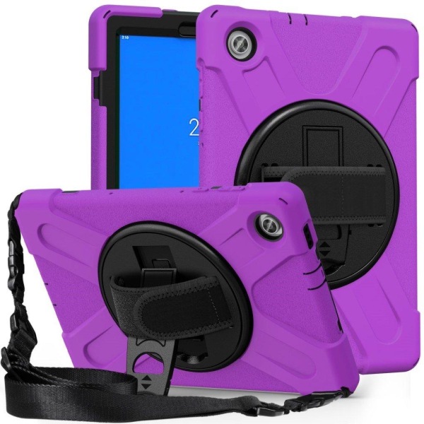 Lenovo Tab M10 FHD Plus hybrid silicone case - Purple Purple