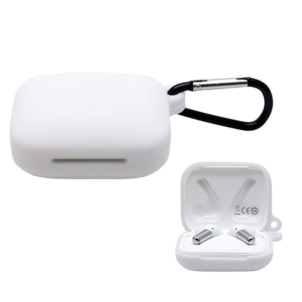 OnePlus Buds Pro silikonikotelo soljella - Valkoinen White