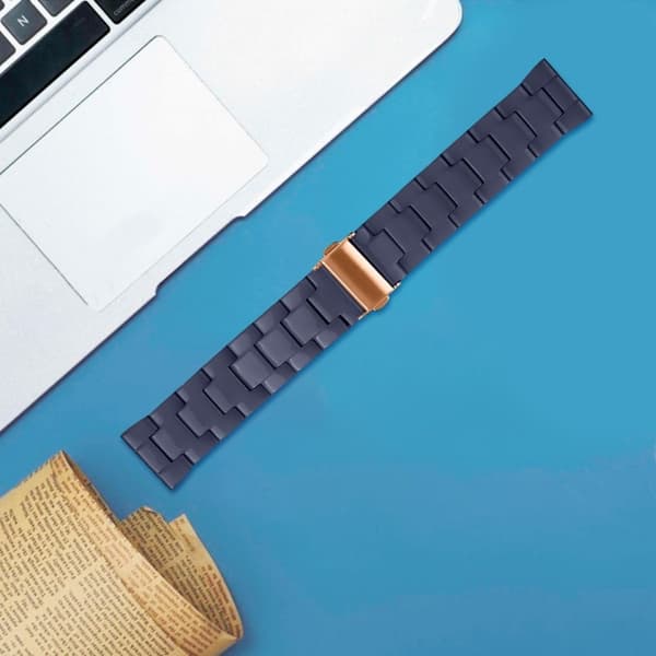 Resinband Popglory Smart Watch ersättningsarmband - Midnattsblå Blå