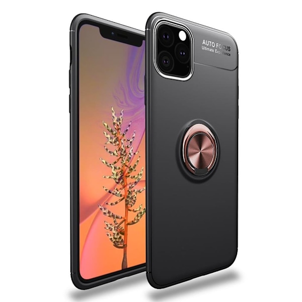 Ringo iPhone 11 Pro Max kuoret - Musta / ruusukulta Pink