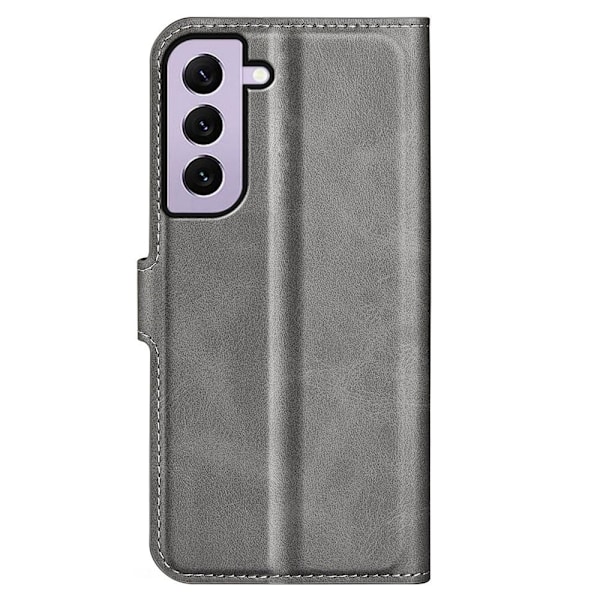 Lompakko Nahkakotelo For Samsung Galaxy S23 - Harmaa Silver grey