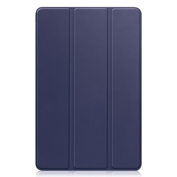 T-Mobile REVVL Tab Tri-fold Stand Smart Case Veganläder Tablet Cover - Mörkblå Blå