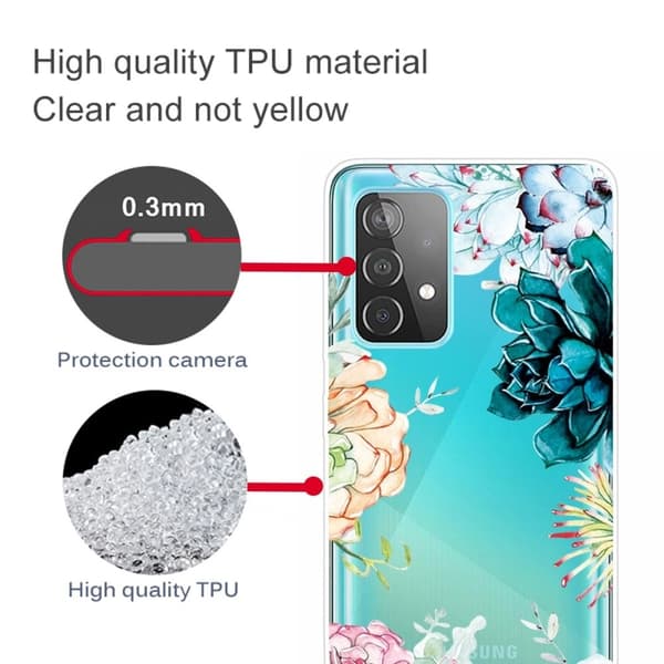 Deco Samsung Galaxy A23 deksel - Sukkulent Multicolor